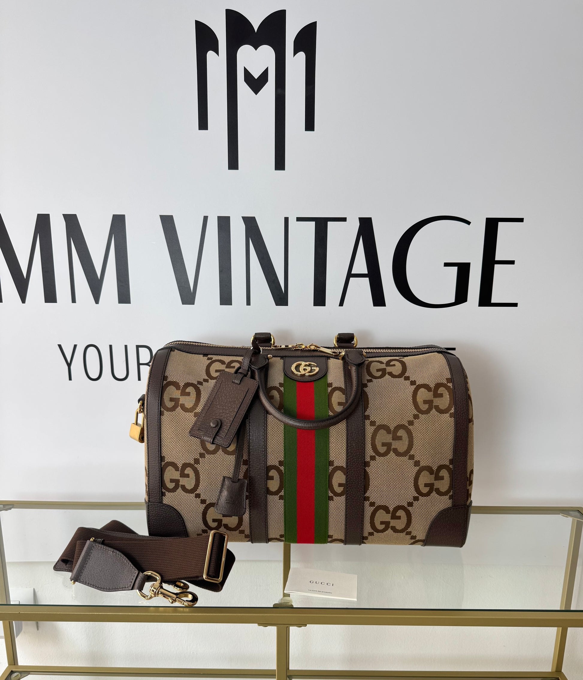 Borsone Savoy GG Jumbo Gucci