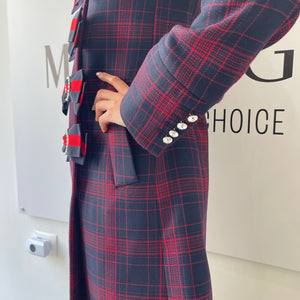 Cappotto con fiocchi Web Gucci