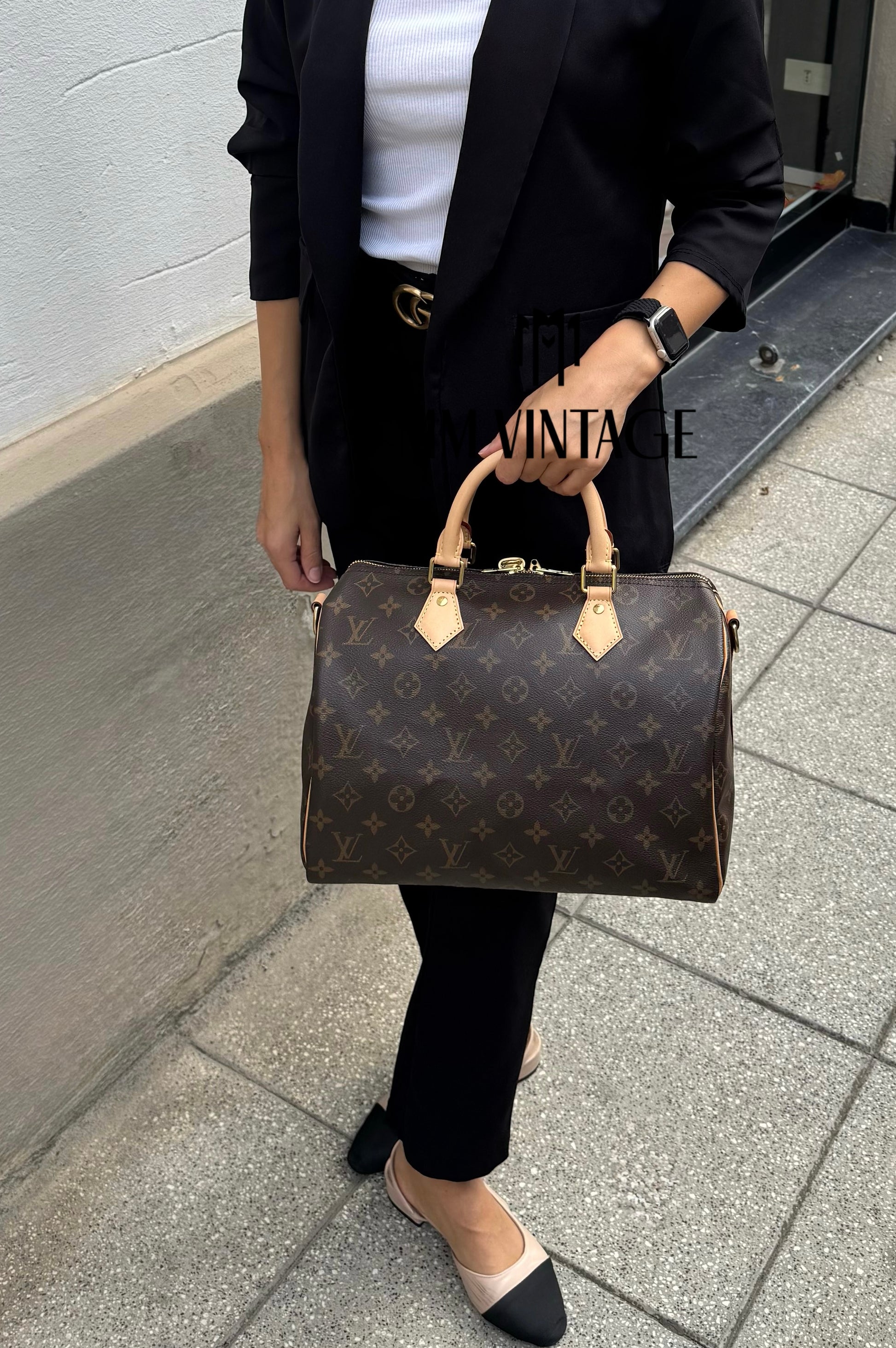 Borsa Speedy Bandoulière 30 Monogram Louis Vuitton