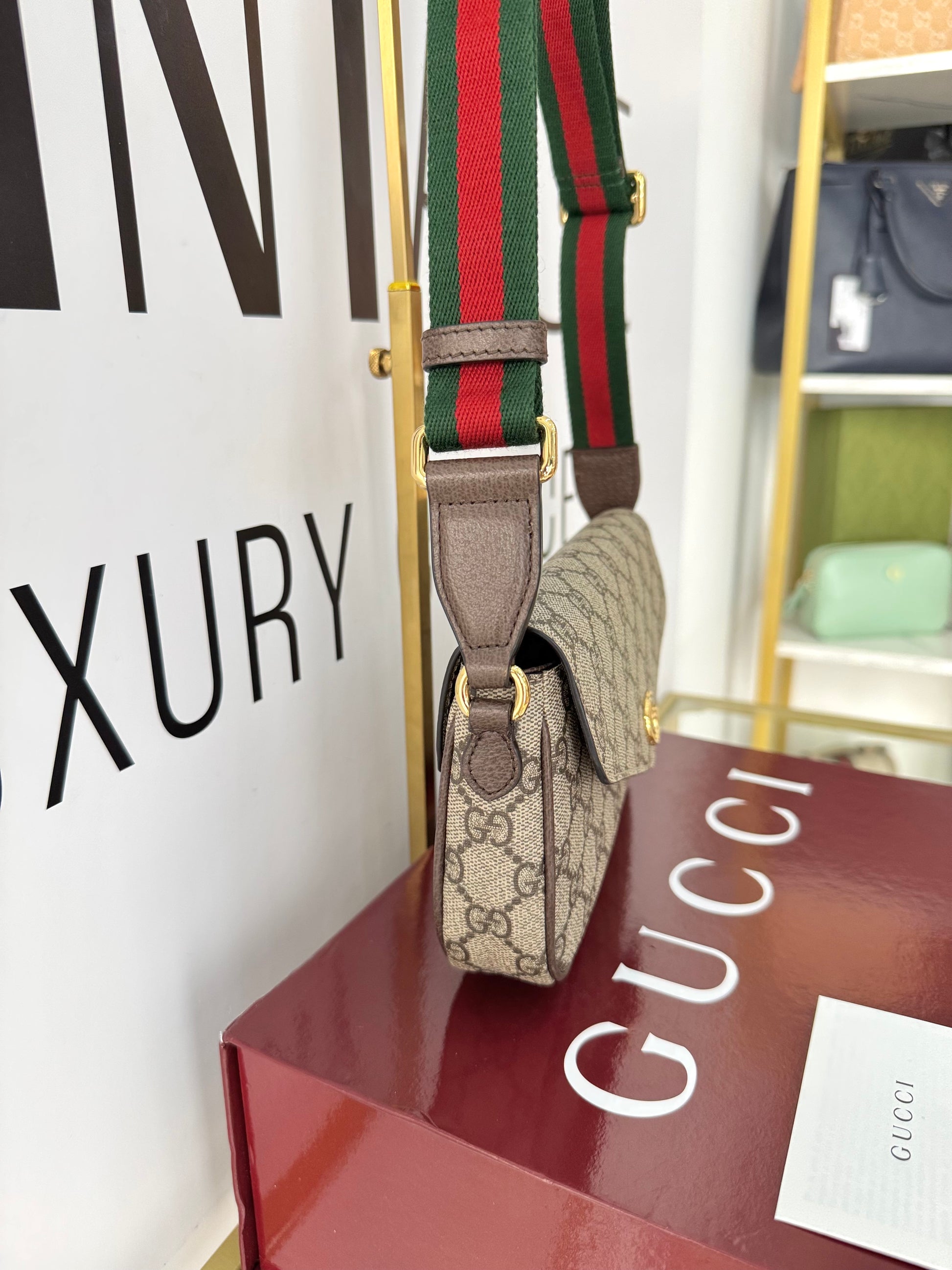 Pochette Ophidia GG Supreme Gucci