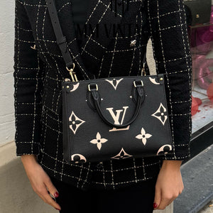 Borsa OnTheGo PM Monogram Empreinte Bicolor Louis Vuitton