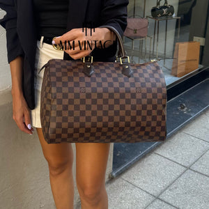 Borsa Speedy 35 Damier Ébène Louis Vuitton