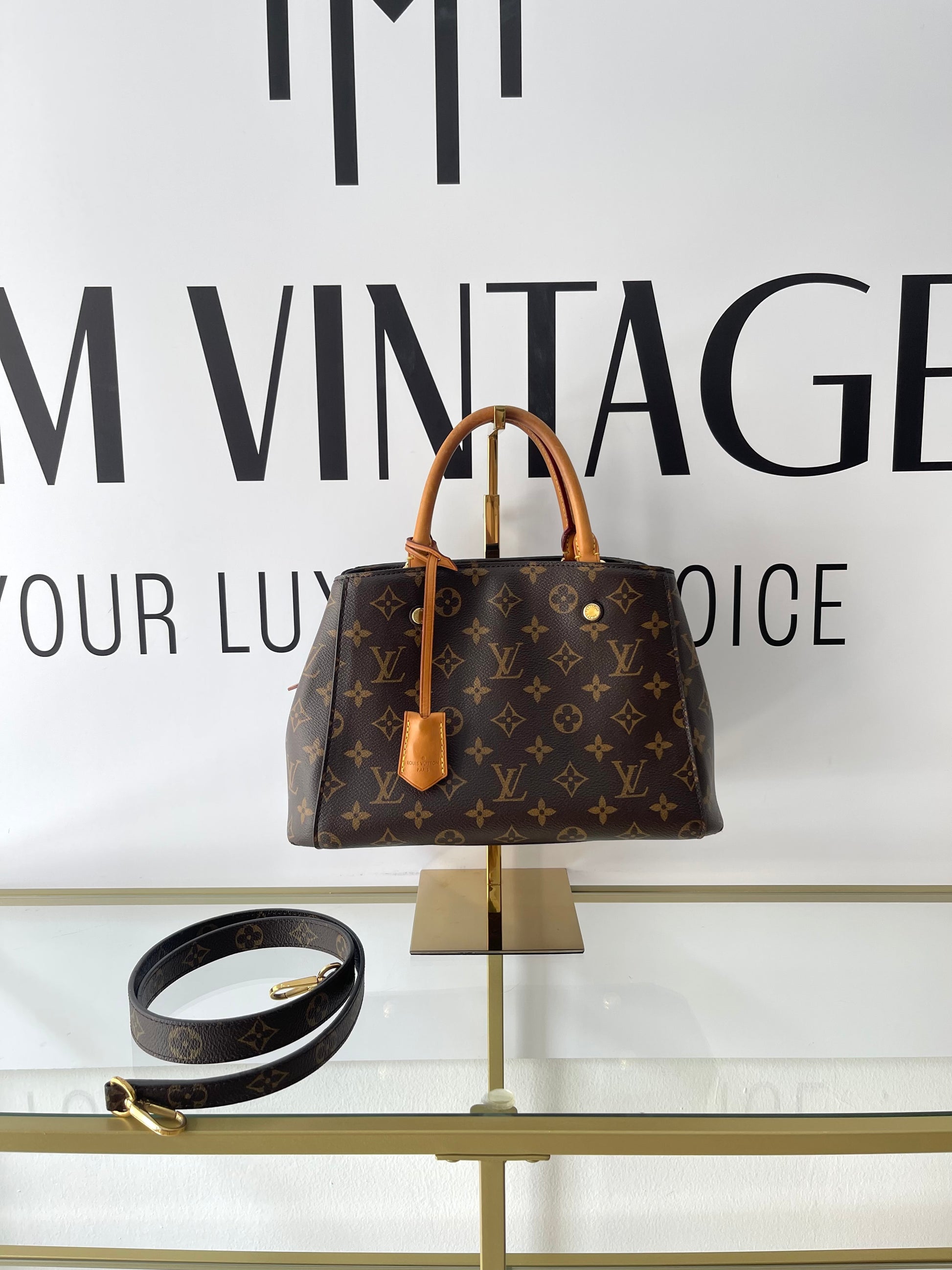 Borsa Montaigne PM Monogram Louis Vuitton