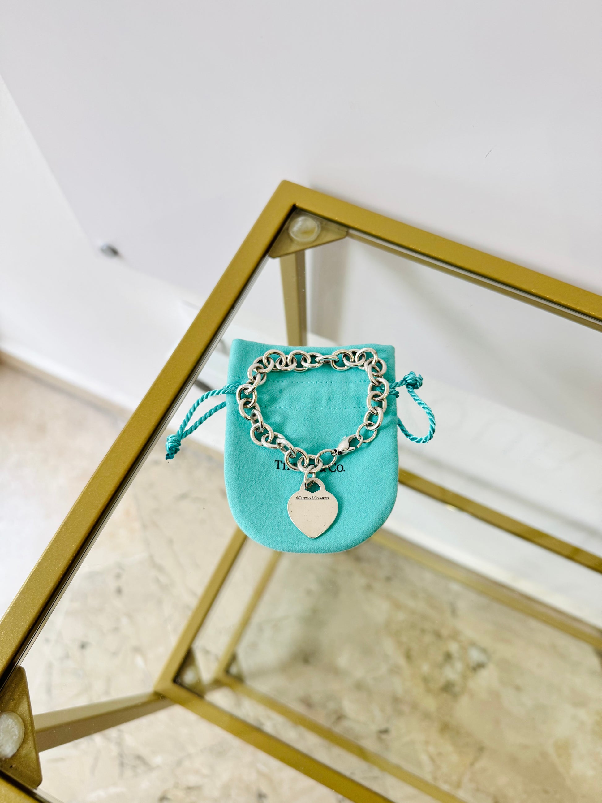 Bracciale a Maglie Cuore M Tiffany