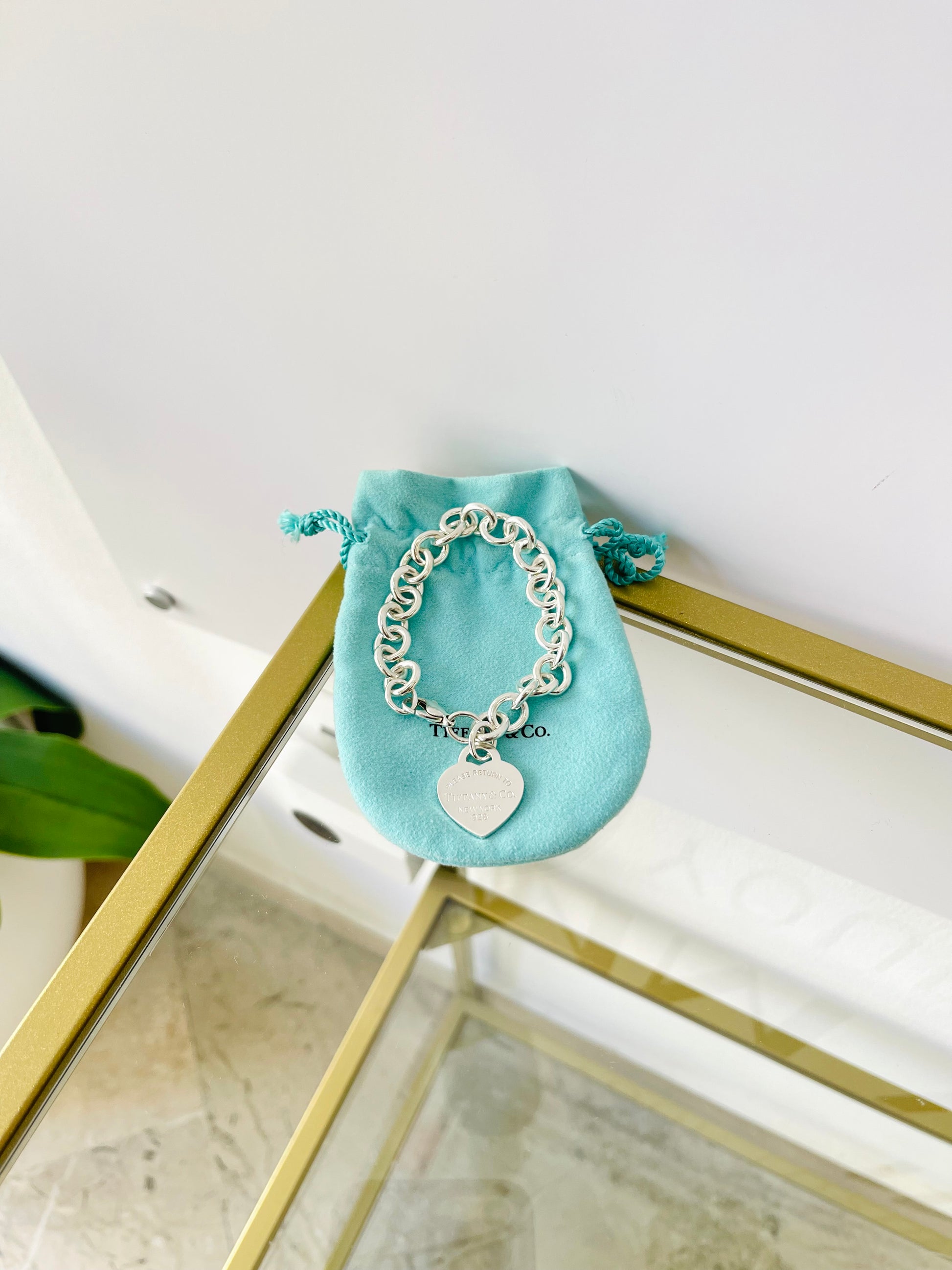 Bracciale a maglie cuore M Tiffany
