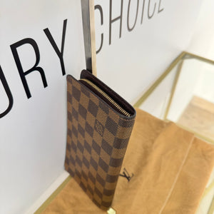 Portafoglio Zippy Damier Ebène Louis Vuitton
