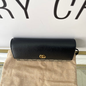 Portafoglio Continental GG Marmont Bicolore Gucci