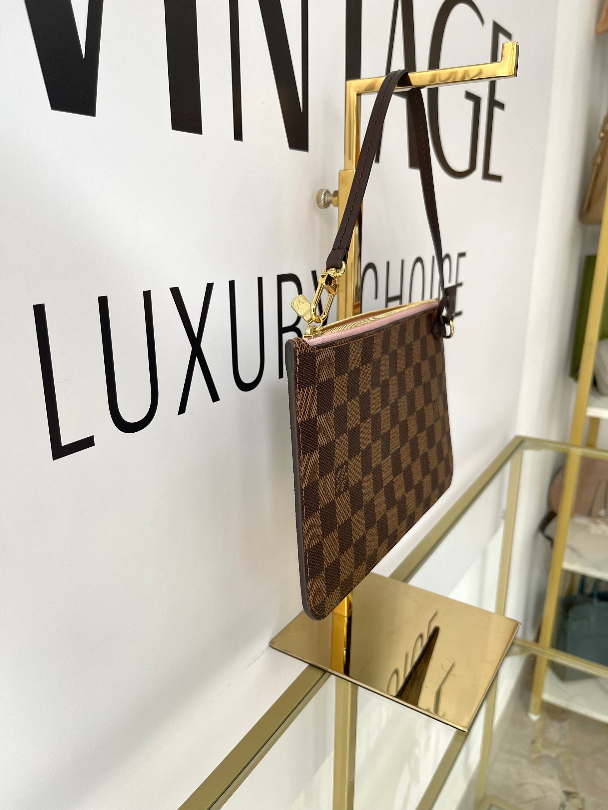 Pochette Damier Ebène Louis Vuitton