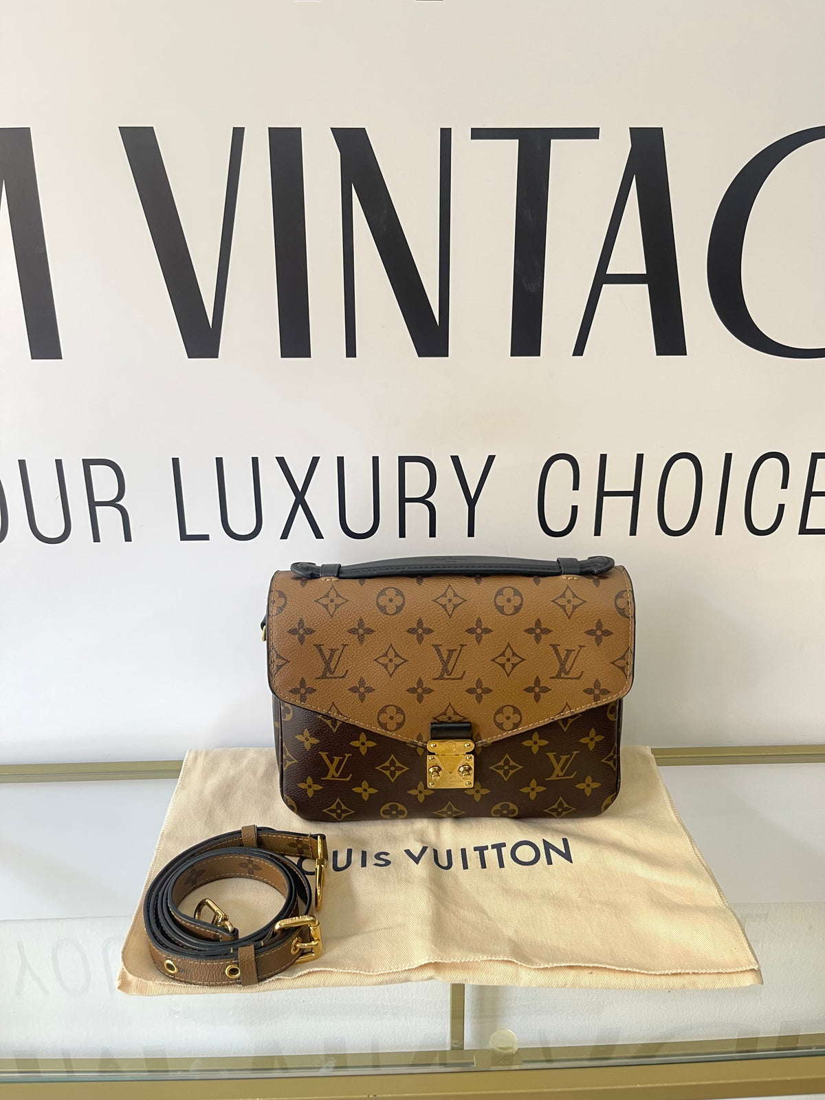 Borsa Métis Monogram Reverse Louis Vuitton