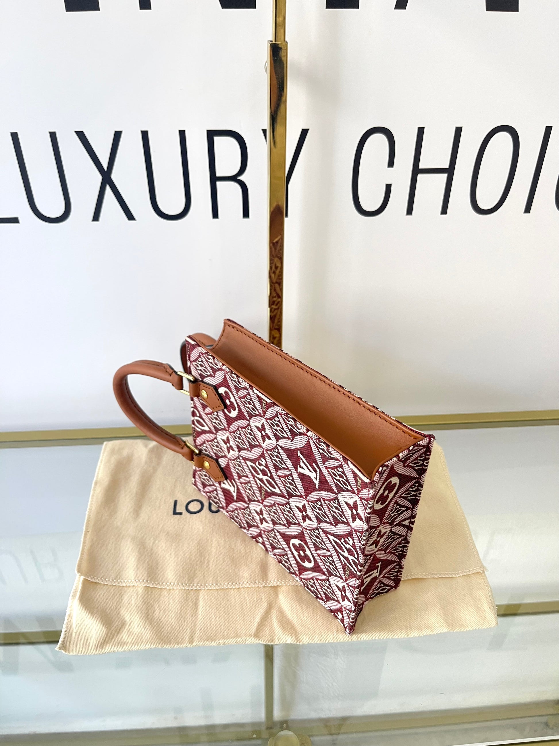 Borsa Petit Sac Plat Jacquard Since 1854 Louis Vuitton