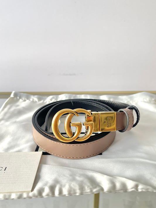 Cintura reversibile GG Marmont 2 cm Gucci