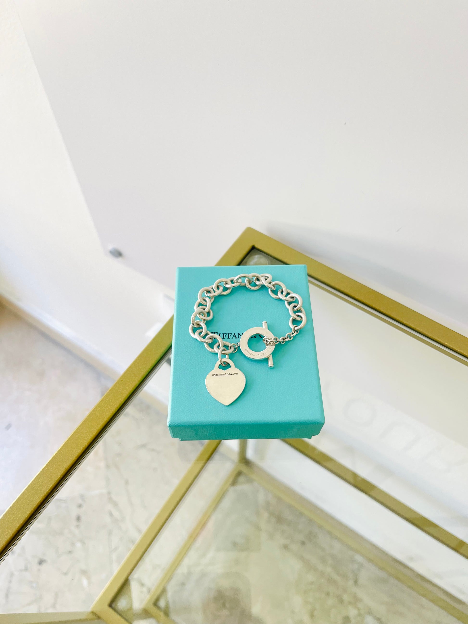 Bracciale a Maglie Cuore M Toggle Tiffany