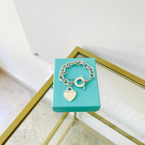 Bracciale a Maglie Cuore M Toggle Tiffany