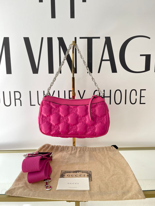Borsa GG Matelassé fucsia Gucci