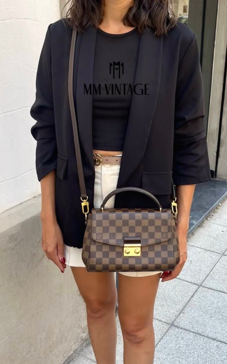 Borsa Croisette Damier Ebène Louis Vuitton