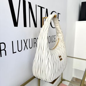 Borsa Hobo Wander Matelassé Miu Miu