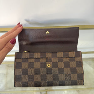 Portafoglio Sarah Damier Ebéne Louis Vuitton