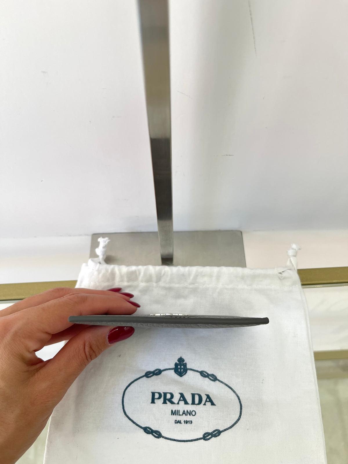 Portacarte in pelle Prada