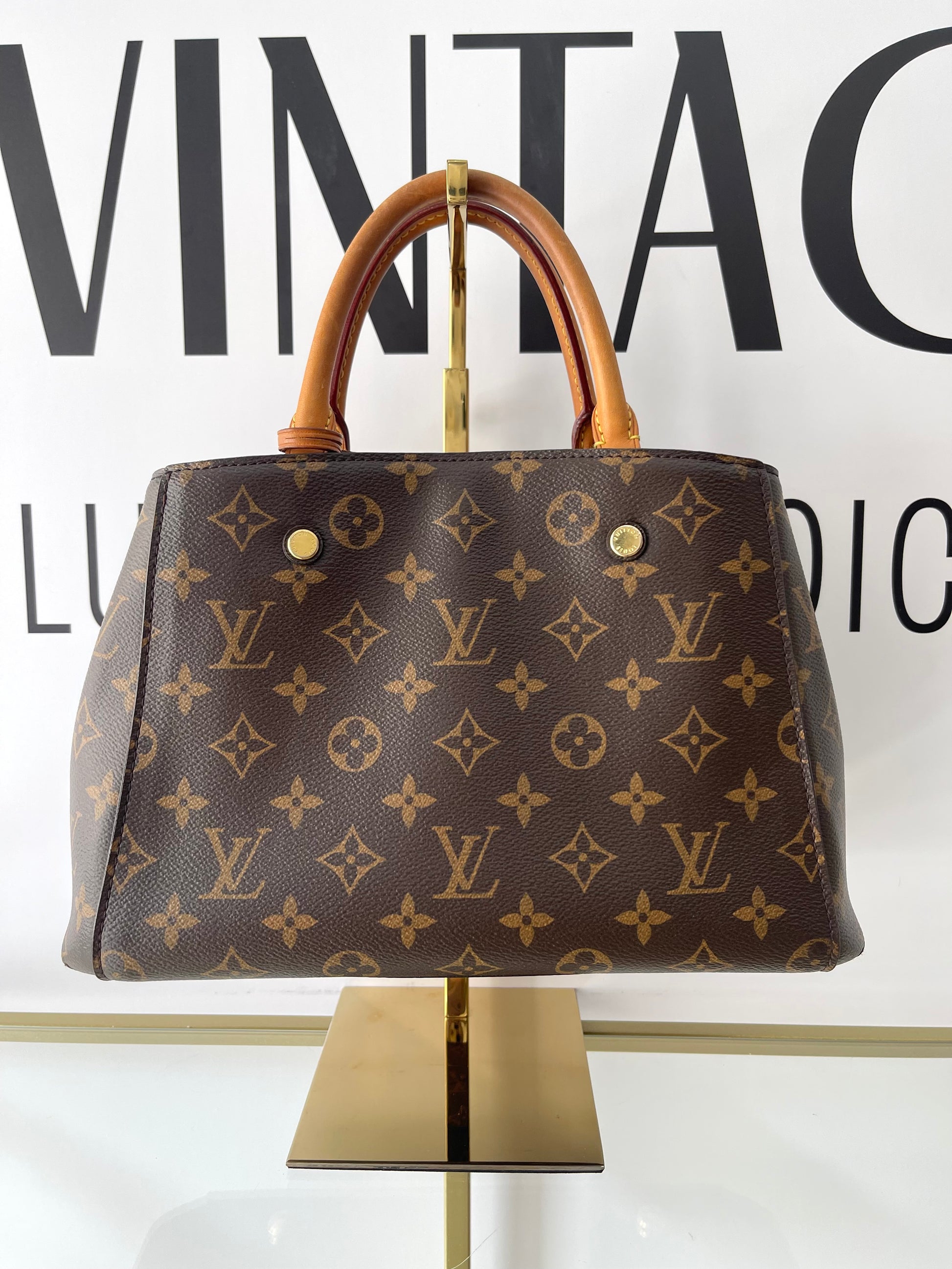 Borsa Montaigne PM Monogram Louis Vuitton