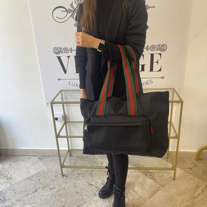 Borsa Shopping in nylon Gucci