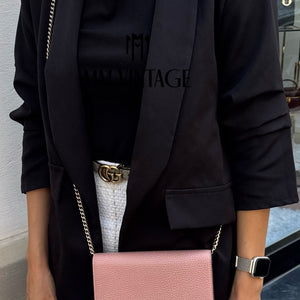 Wallet On Chain Marmont GG Interlocking Gucci
