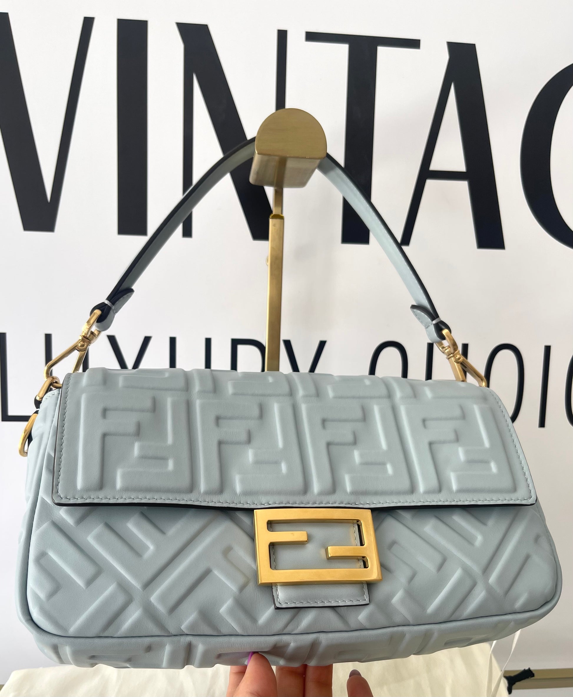 Borsa Baguette FF Fendi