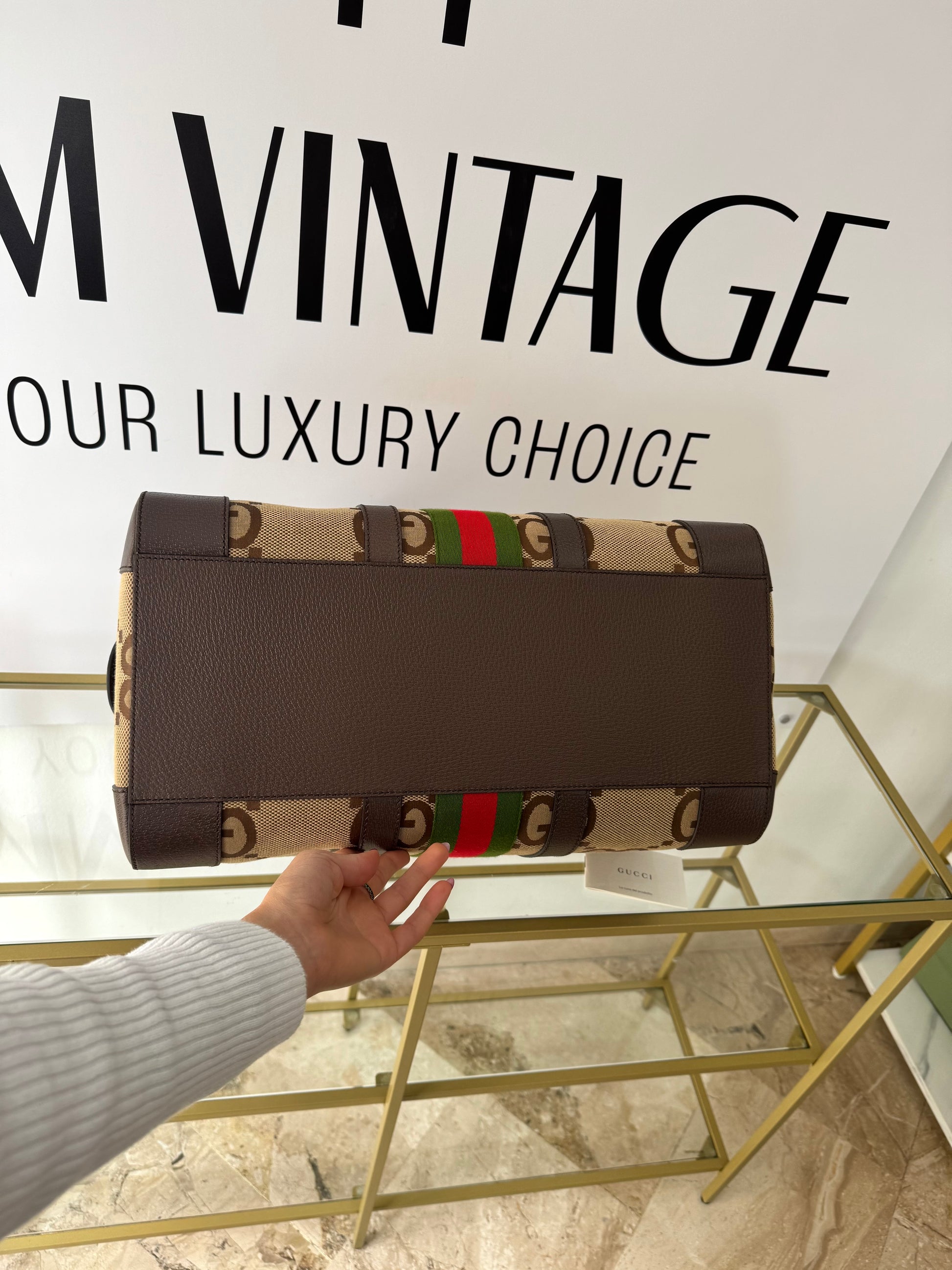 Borsone Savoy GG Jumbo Gucci