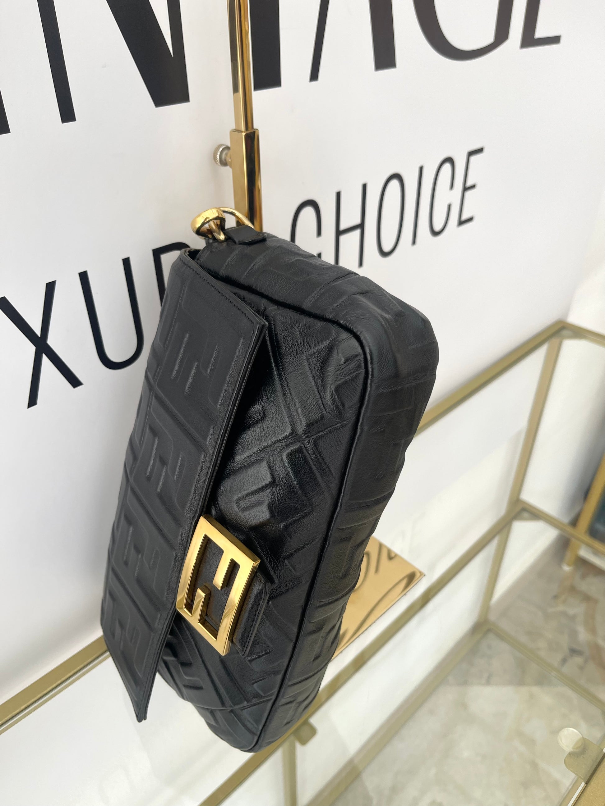 Borsa Baguette FF Fendi