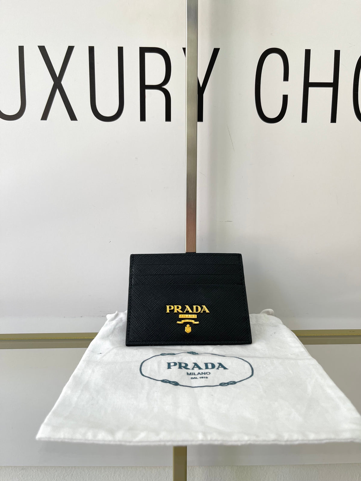 Portacarte in Saffiano Prada