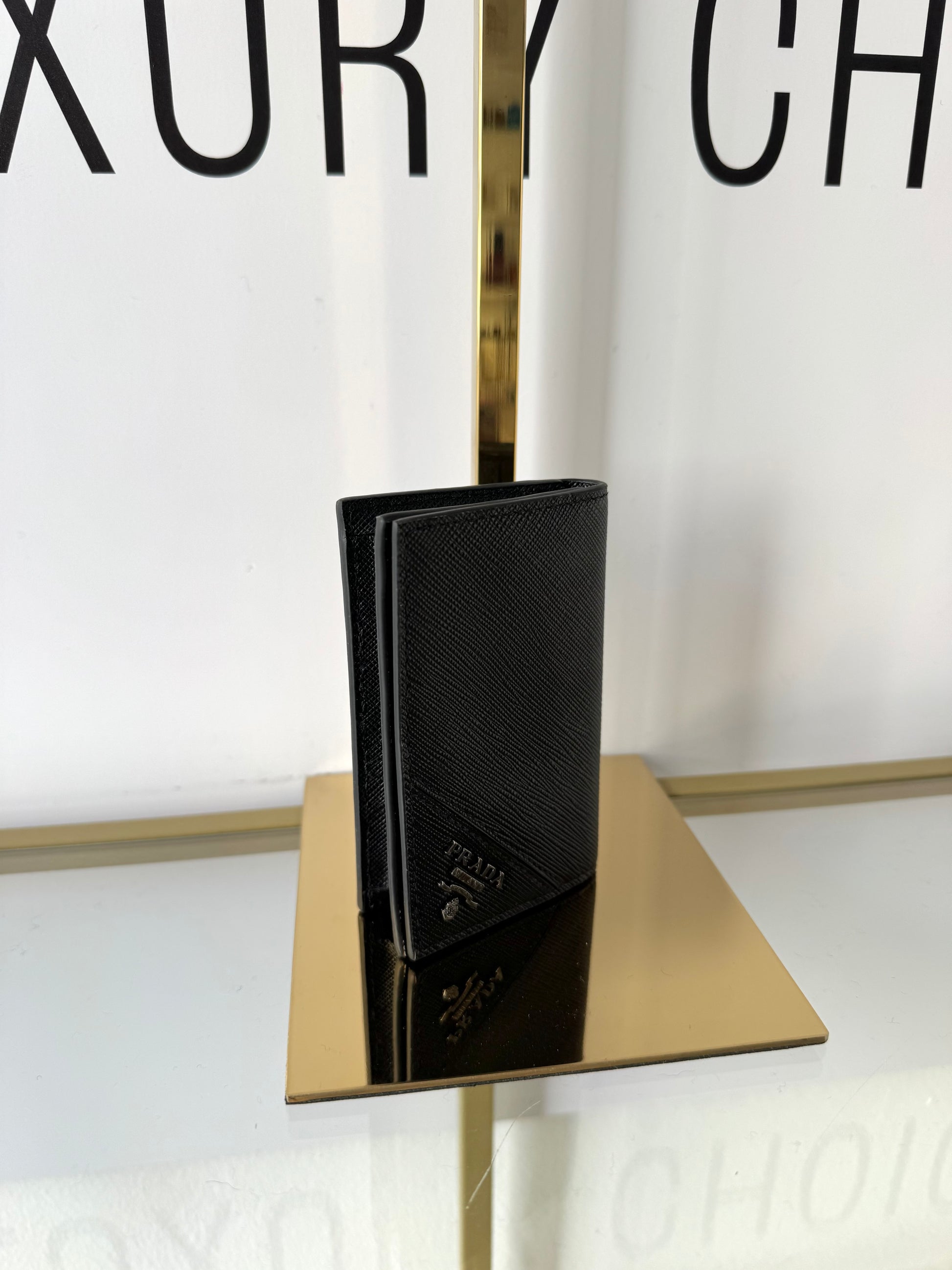 Portamonete in Saffiano Prada