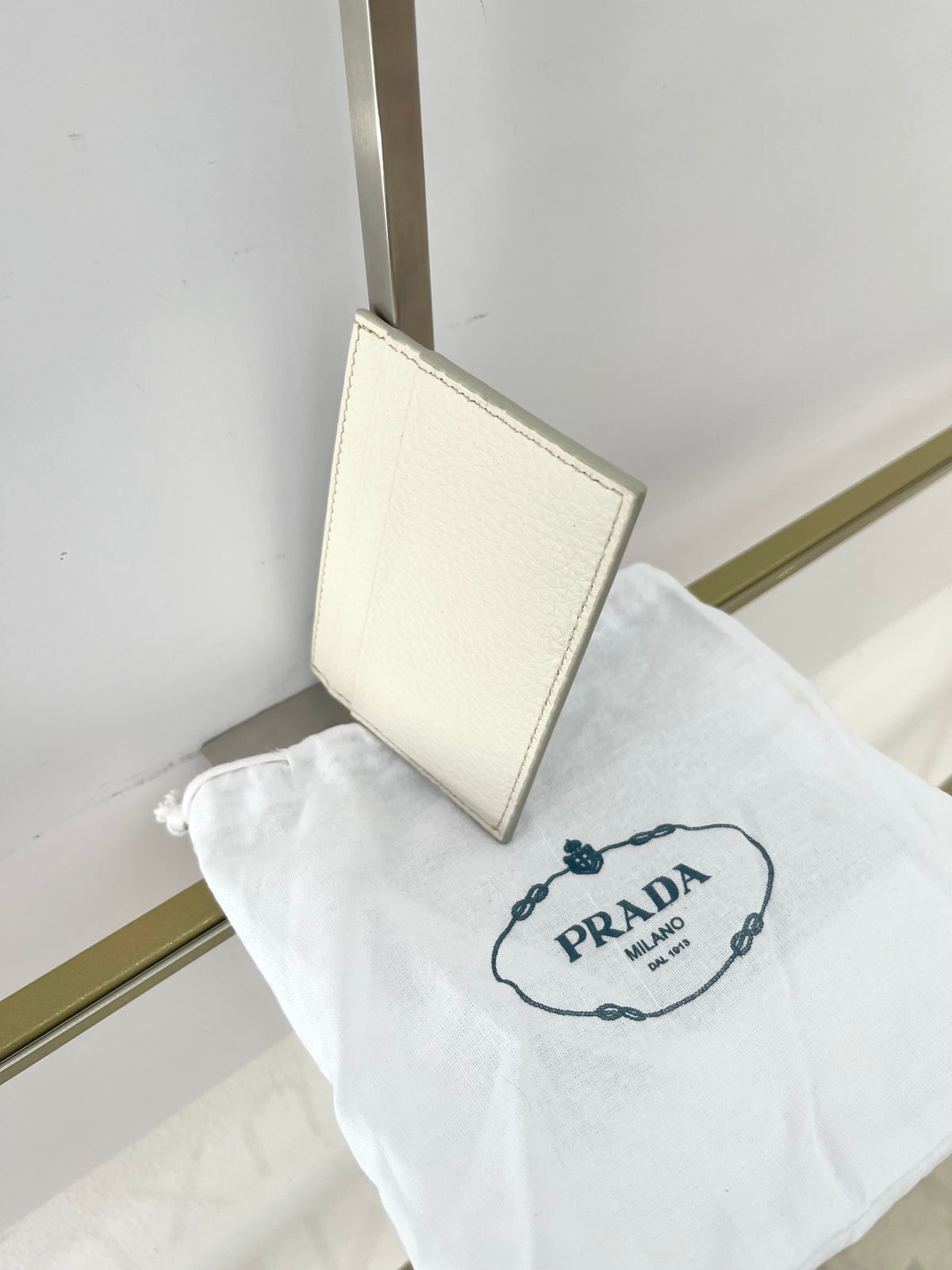 Portacarte in pelle Prada