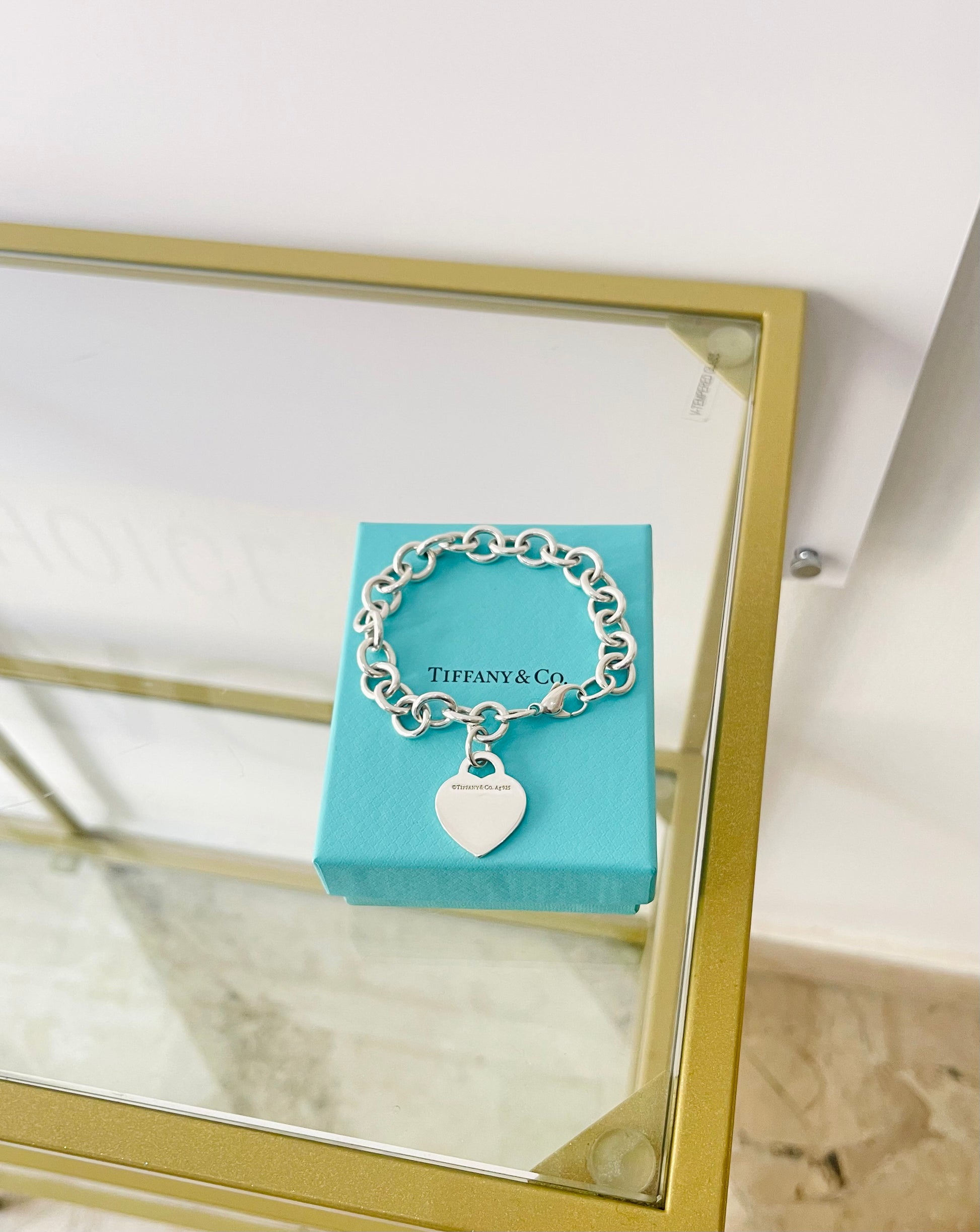 Bracciale a maglie cuore M Tiffany