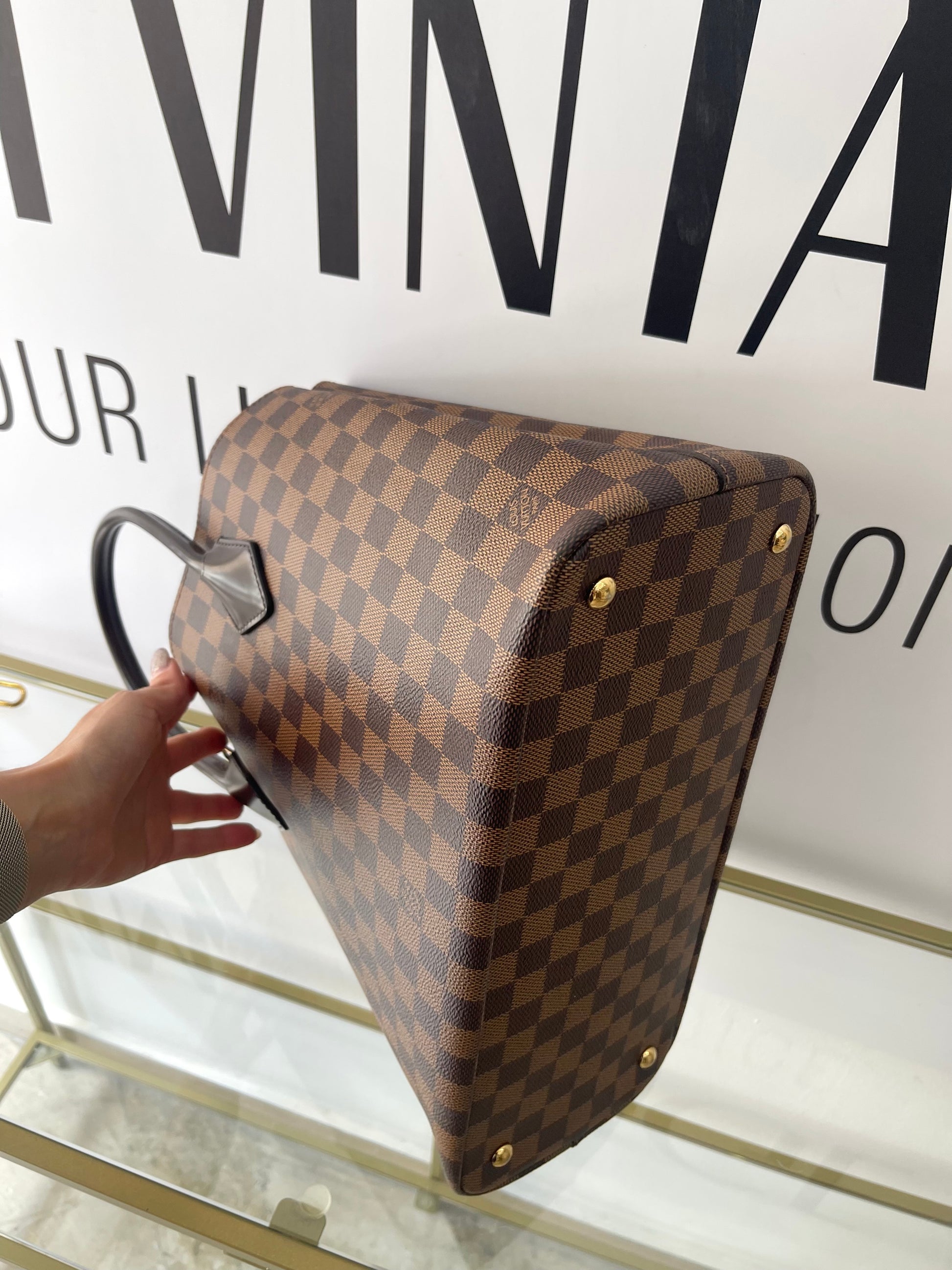 Borsa Kensington Damier Ebène Louis Vuitton