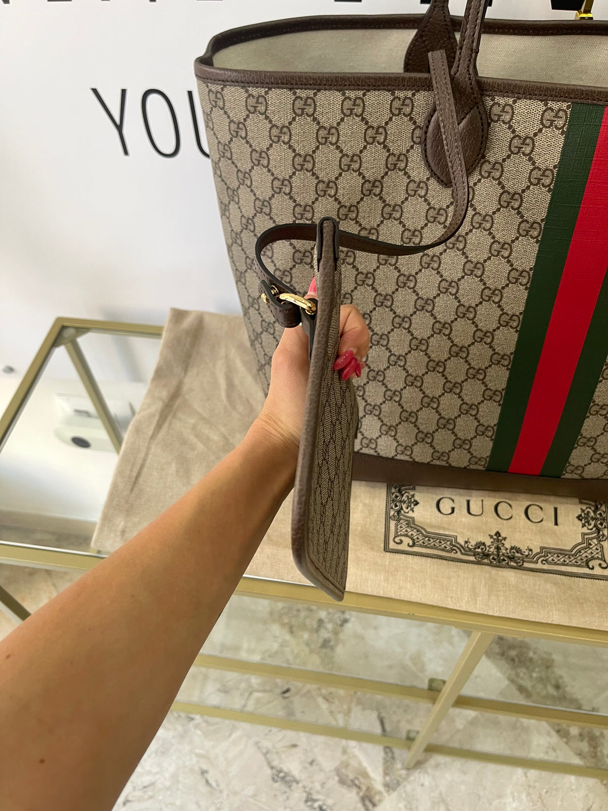 Borsa Shopping Ophidia GG Supreme Gucci