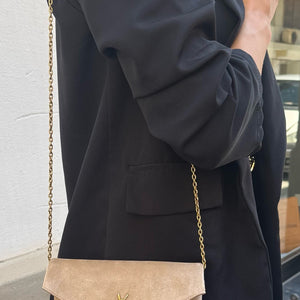 Pochette Cassandre in Suede Saint Laurent