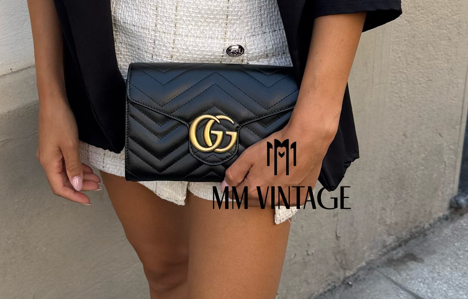 Wallet On Chain Marmont GG Gucci