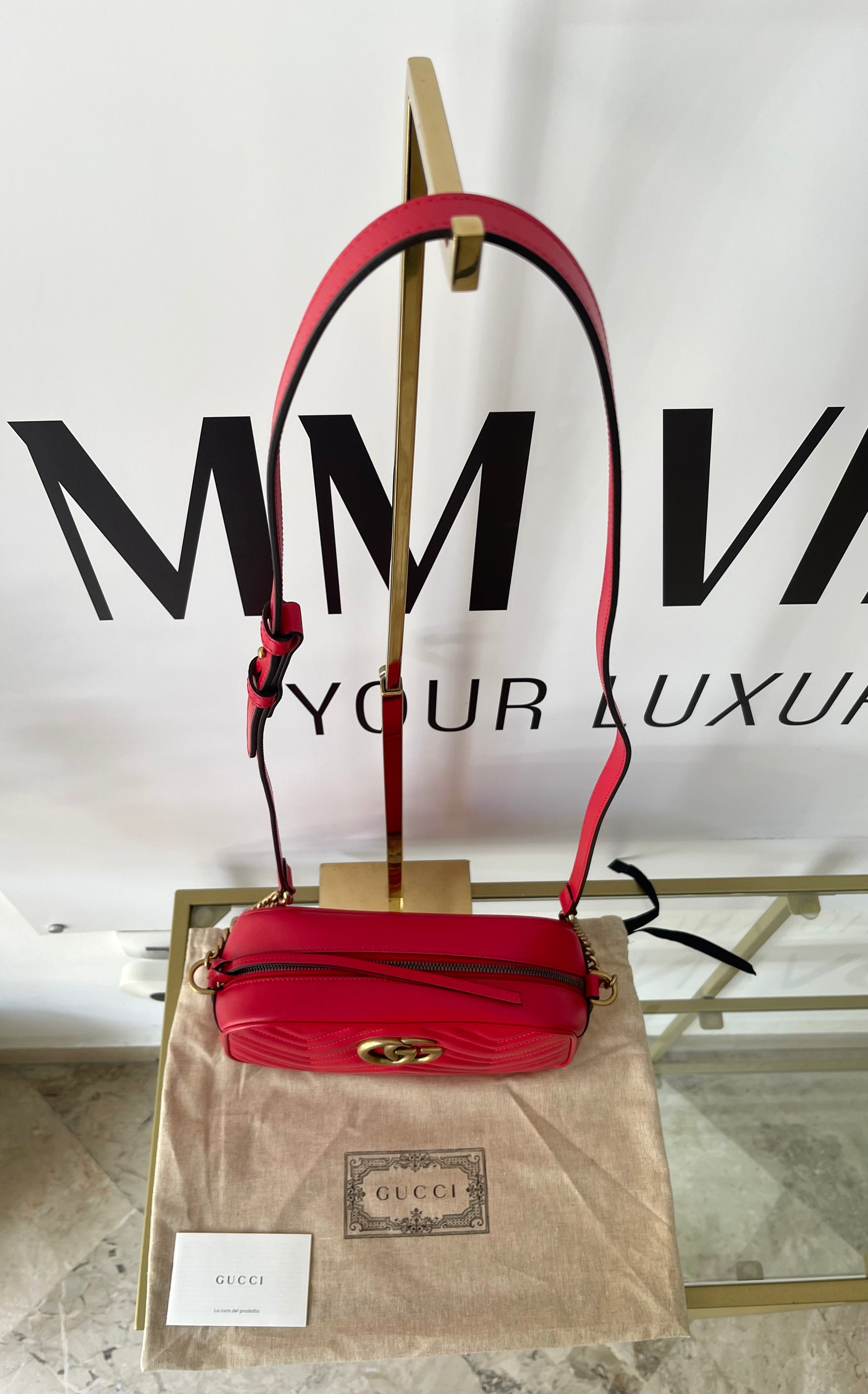 Borsa Camera Bag GG Marmont Matelassé Gucci