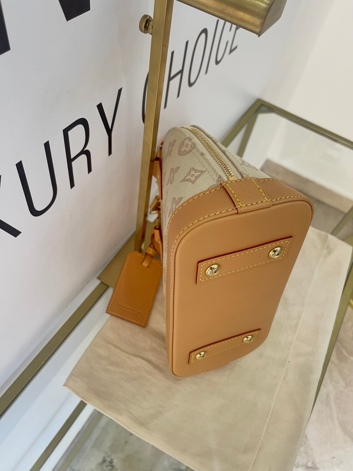 Borsa Alma BB Monogram Origine Lin Limited Edition Louis Vuitton