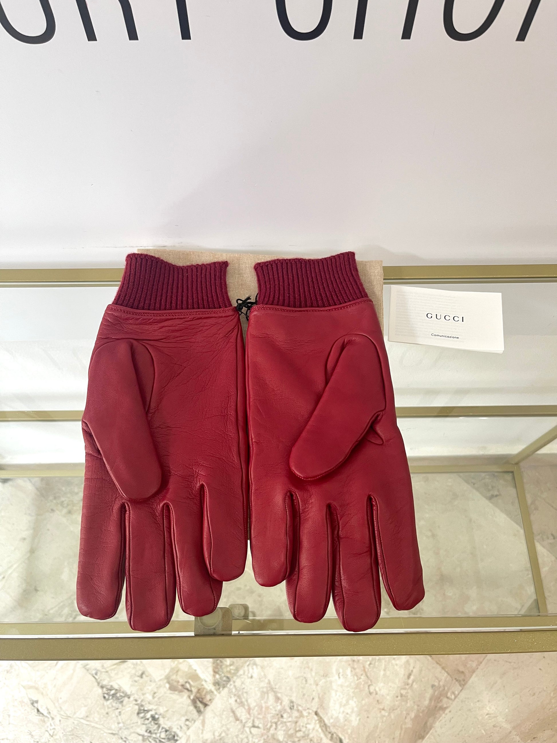 Guanti in pelle Gucci