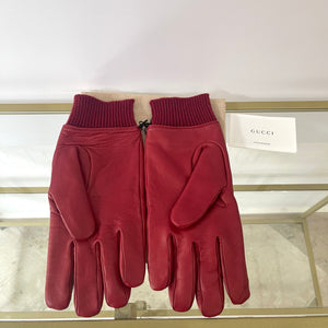 Guanti in pelle Gucci