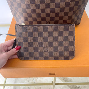 Borsa Neverfull PM Damier Ébène Louis Vuitton