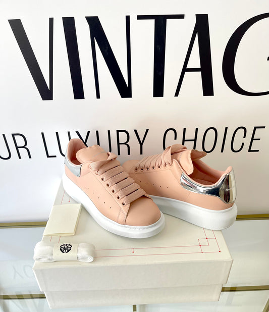Sneaker Alexander McQueen clay/silver 38