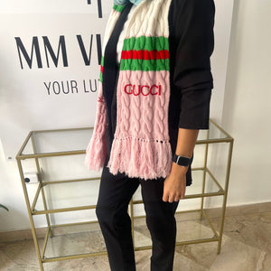 Sciarpa Gucci x Adidas in lana