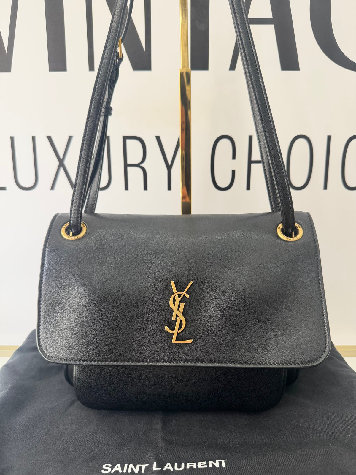 Borsa Niki hw oro Saint Laurent
