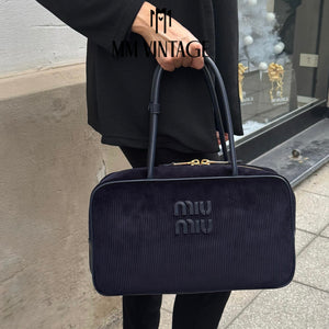 Borsa Beau in velluto a coste Miu Miu