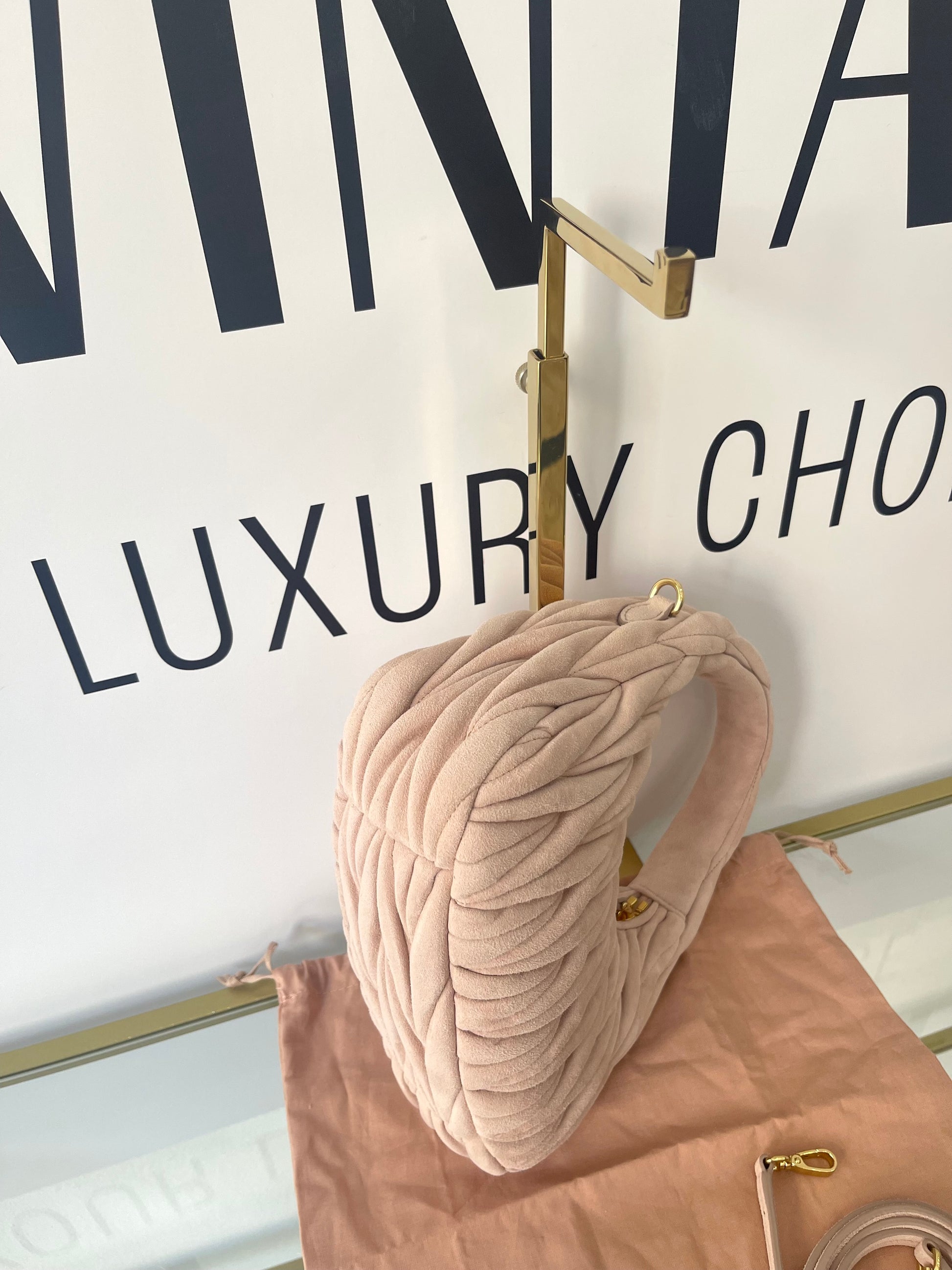 Borsa Hobo Wander Small Miu Miu