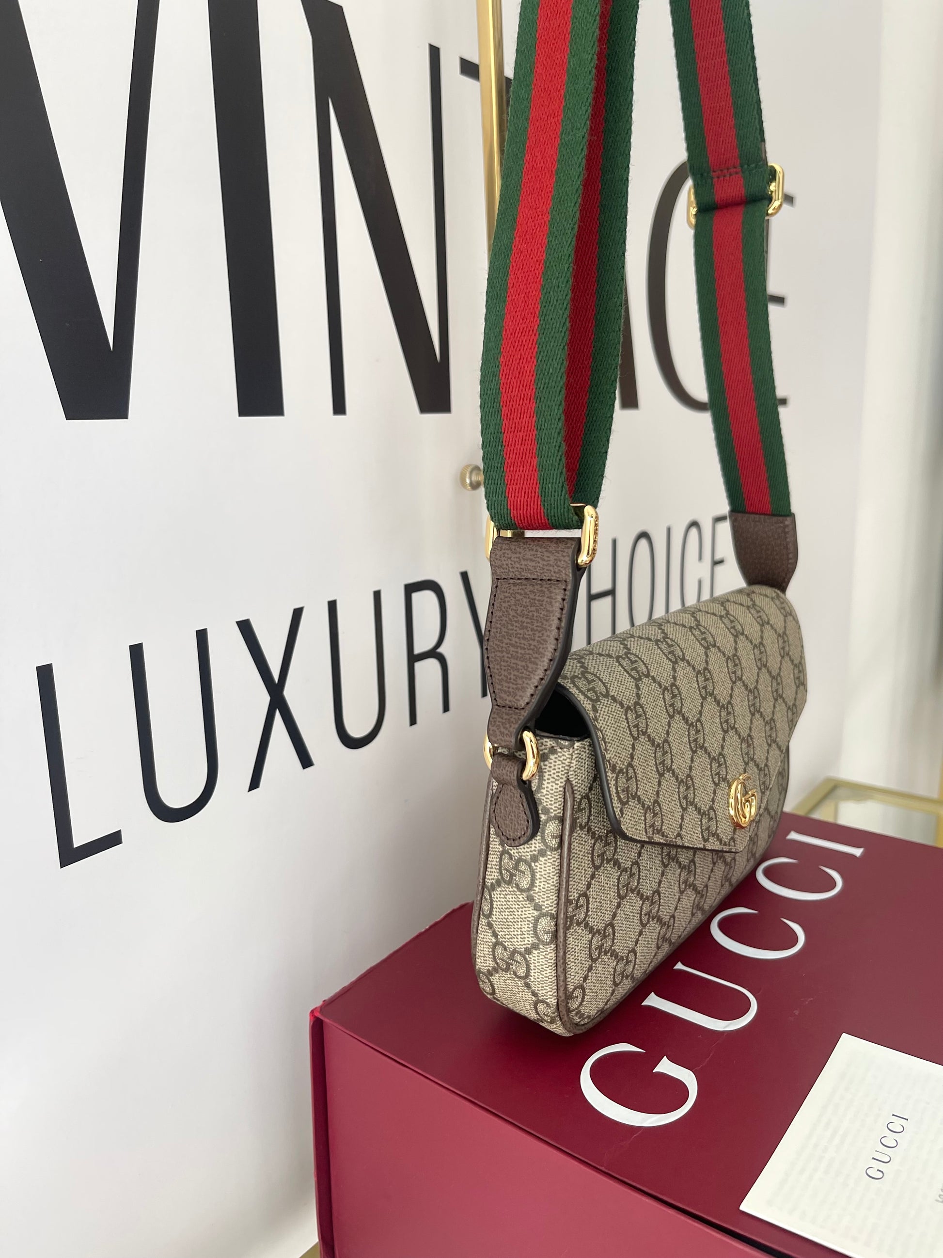Pochette Ophidia GG Supreme Gucci