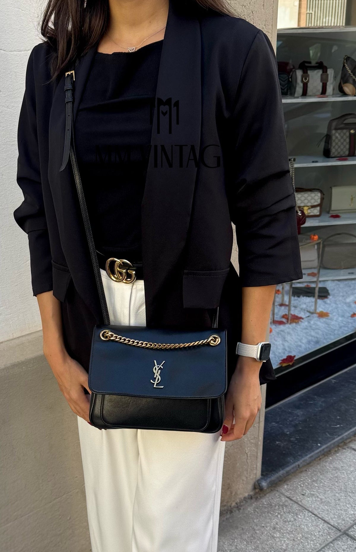 Borsa Niki hw oro Saint Laurent