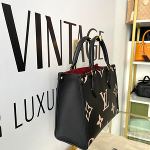Borsa OnTheGo PM Monogram Empreinte Bicolor Louis Vuitton
