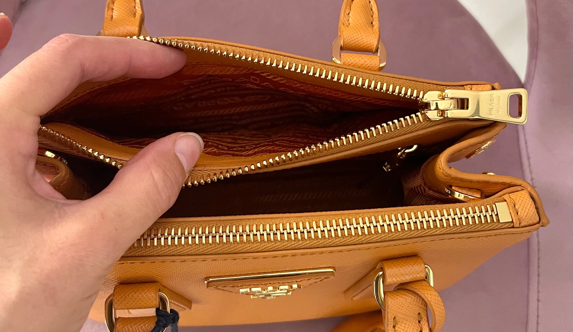 Borsa Galleria Mini in Saffiano Prada